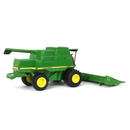 Trator Ertl - John Deere 9610 Maximizer Combine With Grain & Corn Head - Escala 1/64 (45871)