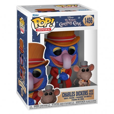 Funko Pop Movies The Muppet Christmas Carol - Charles Dickens With Rizzo 1456