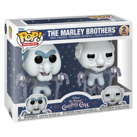 Funko Pop Movies The Muppet Christmas Carol - The Marley Brothers 2-pack (72410)