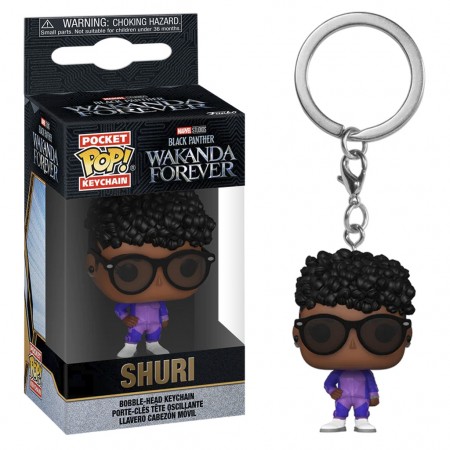 Chaveiro Funko Pop Keychain Marvel Black Panther: Wakanda Forever - Shuri (63937)