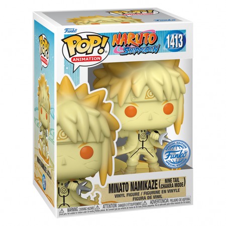 Funko Pop Animation Naruto Shippuden Exclusive - Minato Namikaze (nine Tail Chakra Mode) 1413
