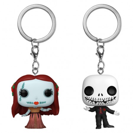 Chaveiro Funko Pop Disney The Night Before Christmas - Sally & Jack 2-pack (73914)