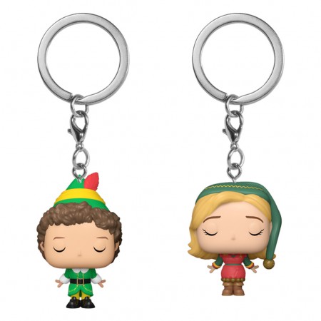 Chaveiro Funko Pop Keychain Elf - Buddy & Jovie 2-pack (73921)