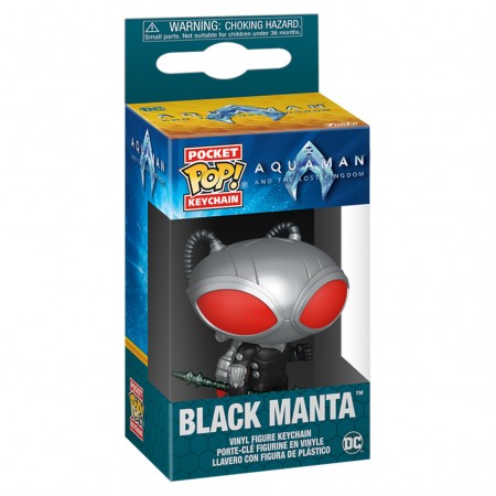 Chaveiro Funko Pop Keychain Dc Aquaman And The Lost Kingdom - Black Manta (67575)