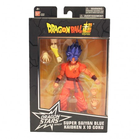 Boneco Bandai Dragon Ball Super Dragon Stars - Super Saiyan Blue Kaioken X10 Goku (35991)