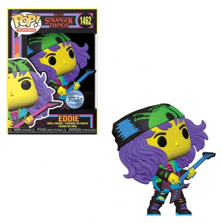 Funko Pop Television Stranger Things S4 Exclusive - Eddie 1462 (blacklight)