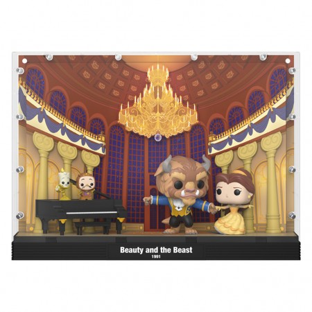 Funko Pop Moment Disney Beauty And The Beast Tale As Old As Time Exclusive - Lumiere / Cogsworth / The Beast / Belle 07 (70261)