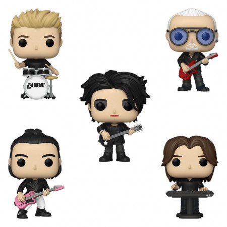 Funko Pop Rocks The Cure 5-pack - Jason Cooper / Reeves Gabrels / Robert Smith / Simon Gallup / Roger O'donnell (59390)