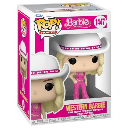 Funko Pop Movies Barbie The Movie Combo - Western Ken 1447 & Western Barbie 1448 & President Barbie 1448 3-pack