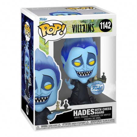 Funko Pop Disney Villains Exclusive - Hades With Chess Board 1142