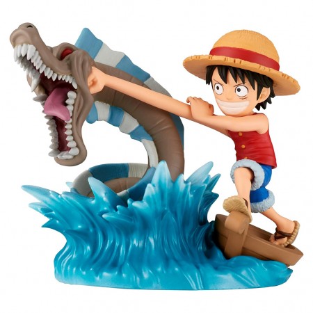 Esttua Banpresto One Piece Log Stories - Monkey D. Luffy Vs Local Sea Monster (4067)
