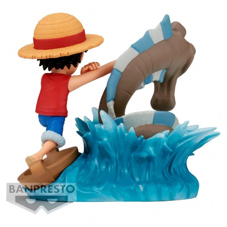 Esttua Banpresto One Piece Log Stories - Monkey D. Luffy Vs Local Sea Monster (4067)