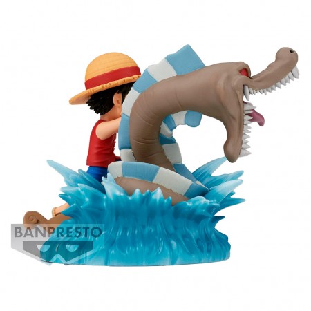Esttua Banpresto One Piece Log Stories - Monkey D. Luffy Vs Local Sea Monster (4067)
