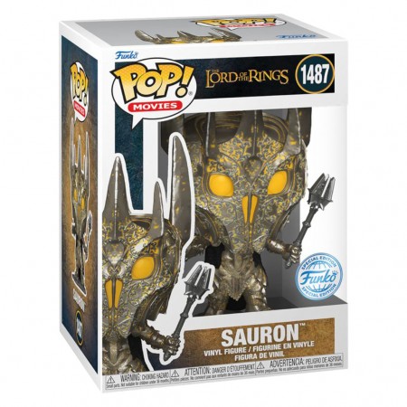 Funko Pop Movies The Lord Of The Rings Exclusive - Sauron 1487 (glows In The Dark)
