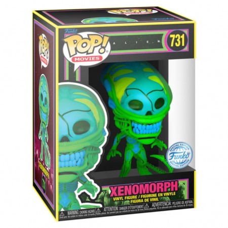 Funko Pop Movies Alien 40th Anniversary Exclusive - Xenomorph 731 (blacklight)