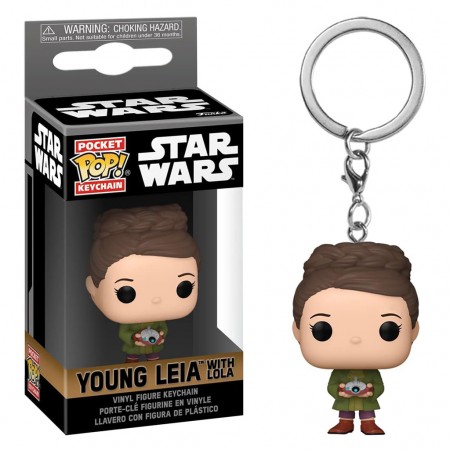 Chaveiro Funko Pop Keychain Star Wars Obi-wan: Kenobi - Young Leia (67582)