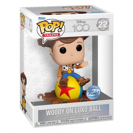 Funko Pop Train Disney 100th Anniversary Toy Story Exclusive - Woody On Luxo Ball 22