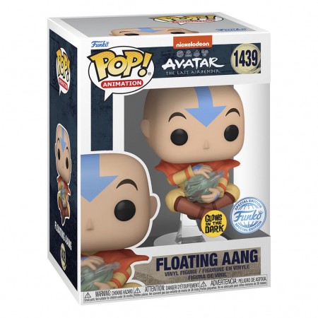 Funko Pop Animation Avatar The Last Airbender Exclusive - Floating Aang 1439 (glows In The Dark)