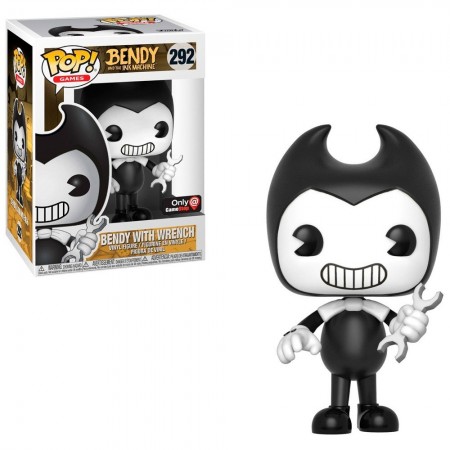 Funko Pop Games Bendy And The Ink Machine Exclusive - Bendy With Wrench  292