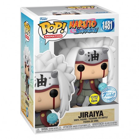 Funko Pop Animation Naruto Shippuden Exclusive - Jiraiya 1481 (glows In The Dark)