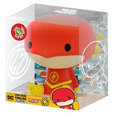 Cofrinho Plastoy Chibi The Flash Coin Bank (3521320800783)