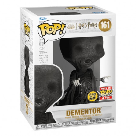 Funko Pop Tees Harry Potter: Dementador (glows In The Dark) & Camiseta Tamanho Lg (73130)