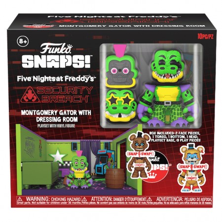Funko Snaps! Five Nights At Freddys - Montgomery Gator With Dressing Room Playset (70822)