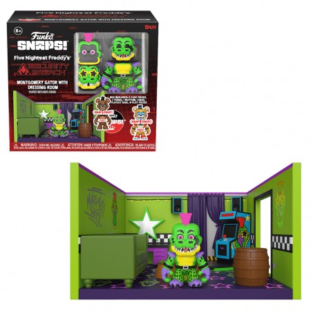 Funko Snaps! Five Nights At Freddys - Montgomery Gator With Dressing Room Playset (70822)