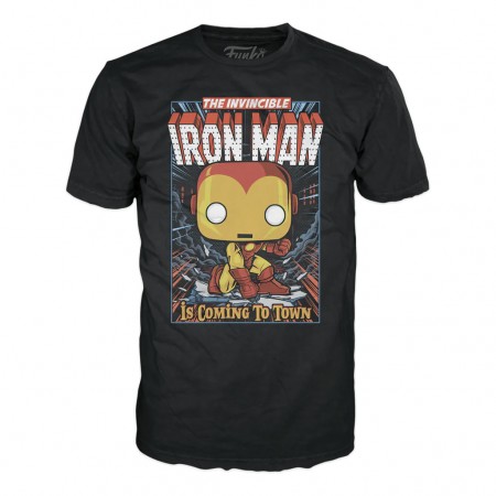 Funko Pop Tees Marvel Holiday - Iron Man & Camiseta Tamanho M (72837)
