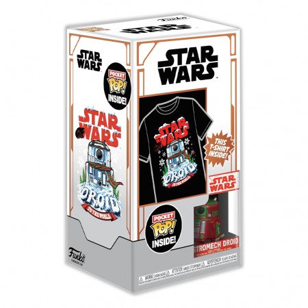 Funko Pop Tees Star Wars: R2-d2 Pocket (metallic) & Camiseta Tamanho Xl (72940)