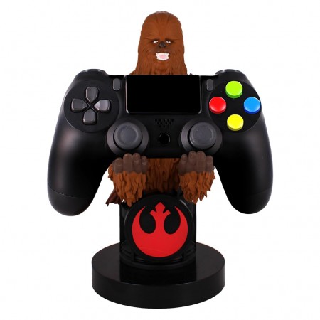 Boneco Stand Cable Guys Star Wars Base Para Celular / Joystick - Chewbacca (30695)