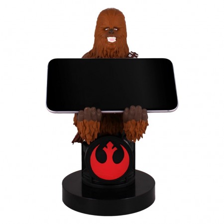 Boneco Stand Cable Guys Star Wars Base Para Celular / Joystick - Chewbacca (30695)