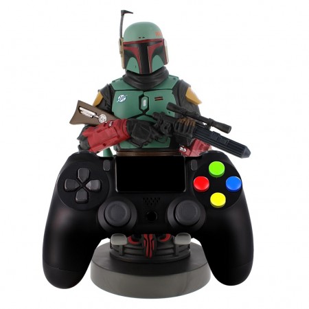 Boneco Stand Cable Guys Star Wars Base Para Celular / Joystick - Boba Fett (30770)