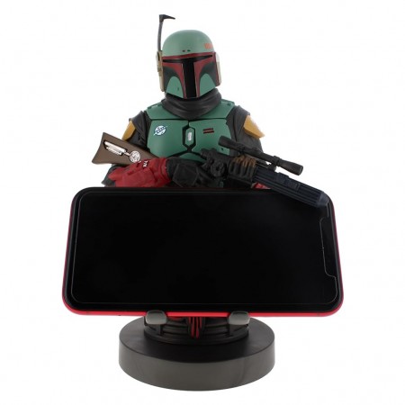 Boneco Stand Cable Guys Star Wars Base Para Celular / Joystick - Boba Fett (30770)