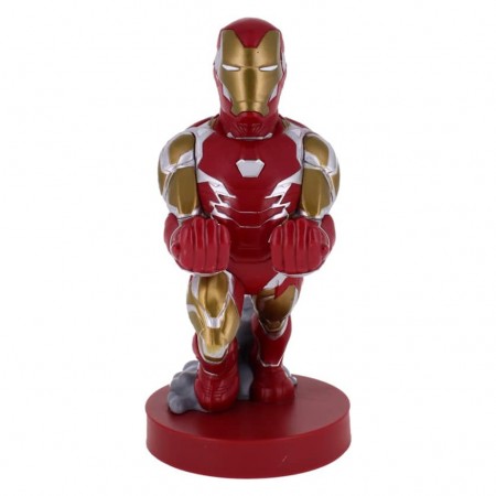 Boneco Base Exg Pro Cable Guys Marvel Avengers Stand Para Celular / Joystick - Iron Man (31845)