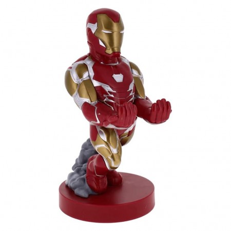 Boneco Base Exg Pro Cable Guys Marvel Avengers Stand Para Celular / Joystick - Iron Man (31845)