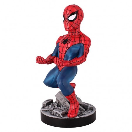 Boneco Base Exg Pro Cable Guys Marvel Avengers Stand Para Celular / Joystick - Spider-man (31937)