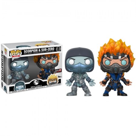Funko Pop Games Mortal Kombat X Exclusive - Scorpion & Sub-zero 2pack