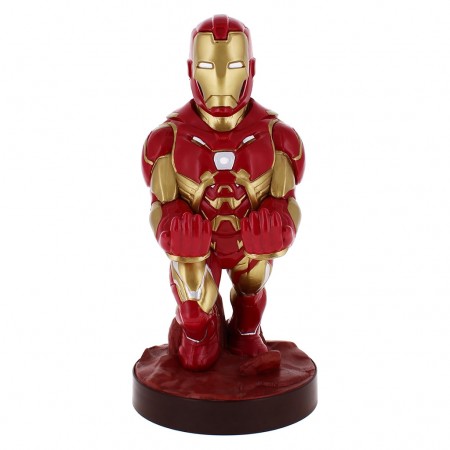 Boneco Base Exg Pro Cable Guys Marvel Avengers Stand Para Celular / Joystick - Iron Man (32835)