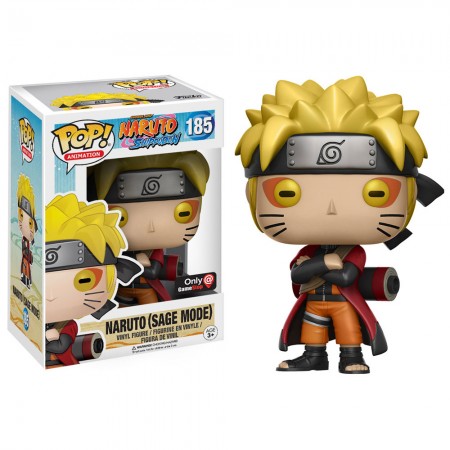 Boneco Funko Pop Naruto Shippuden Exclusive - Naruto (sage Mode)  185