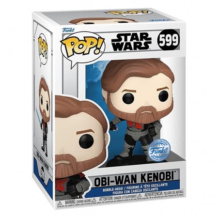 Funko Pop Star Wars: Clone Wars Exclusive - Obi-wan Kenobi 599