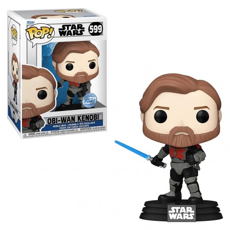Funko Pop Star Wars: Clone Wars Exclusive - Obi-wan Kenobi 599