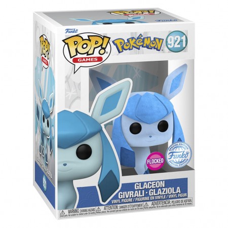 Funko Pop Games Pokemon Exclusive - Glaceon 921 (flocked)