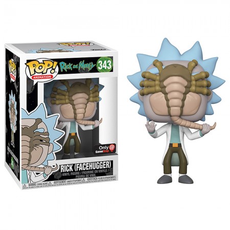 Funko Pop Animation Rick And Morty Exclusive - Rick (facehugger)  343