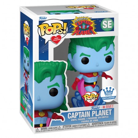 Funko Pops The New Adventures Of Captain Planet Exclusive - Captain Planet Se (73962)