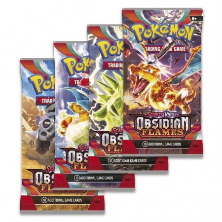 Cartas Pokmon Tcg: Scarlet & Violet 3 - Obsidian Flames Booster Pack (85374)