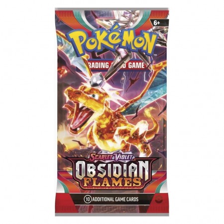 Cartas Pokmon Tcg: Scarlet & Violet 3 - Obsidian Flames Booster Pack (85374)