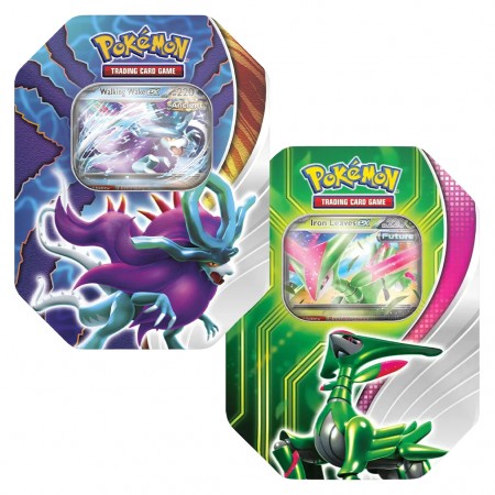 Cartas Pokemon Tcg Paradox Clash Tin - Walking Wake Ex & Iron Leaves Ex (85759)