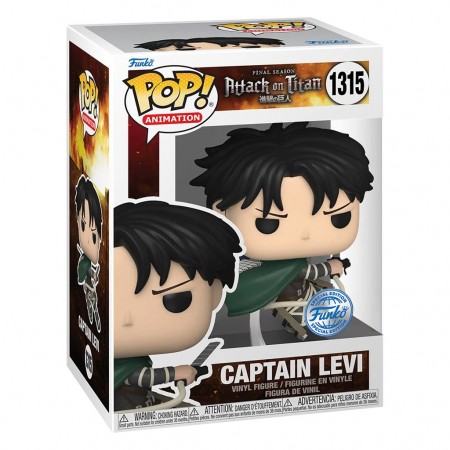 Funko Pop Animation Attack On Titan Exclusive - Captain Levi 1315