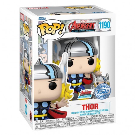 Funko Marvel Avengers A60 Exclusive + Broche - Thor 1190